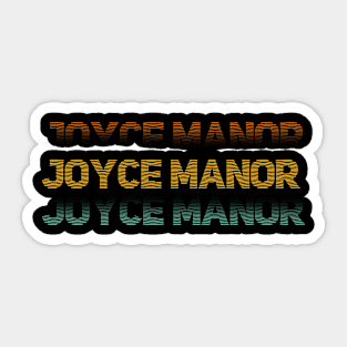 Distressed Vintage - Joyce Manor Sticker